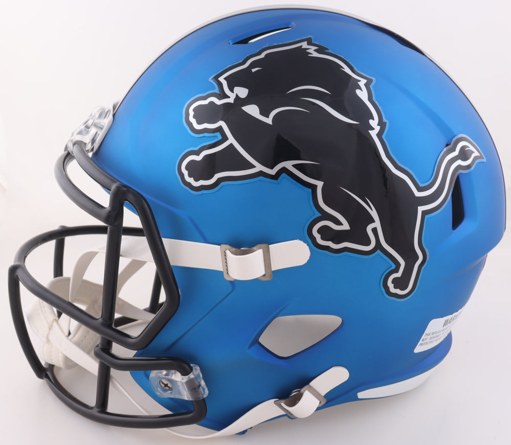 David Montgomery Signed Detroit Lions Full-Size Speed Helmet (Beckett)