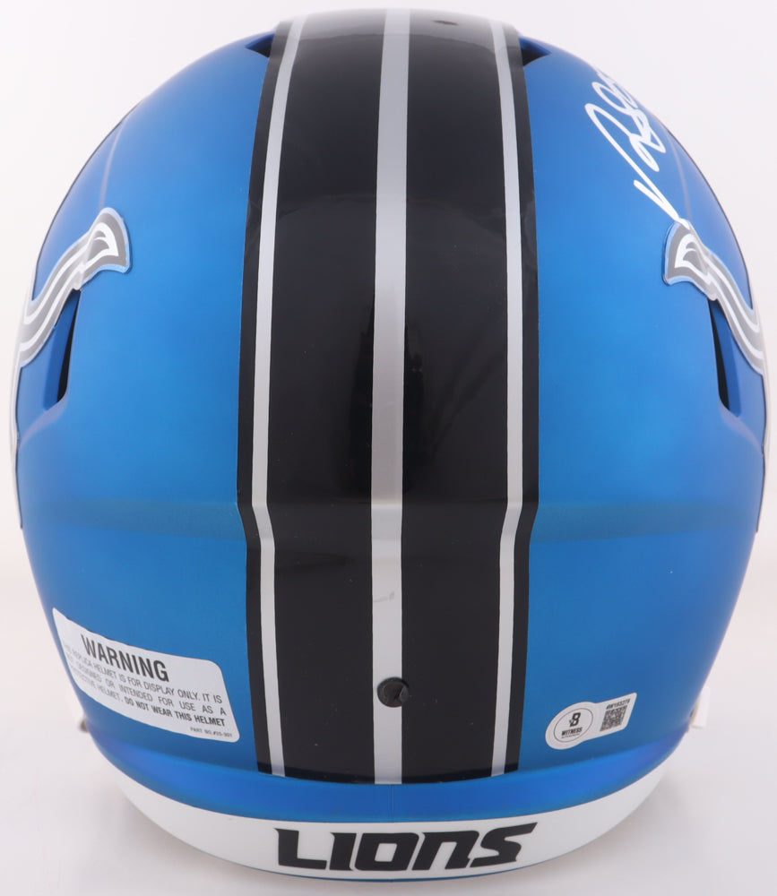 David Montgomery Signed Detroit Lions Full-Size Speed Helmet (Beckett)