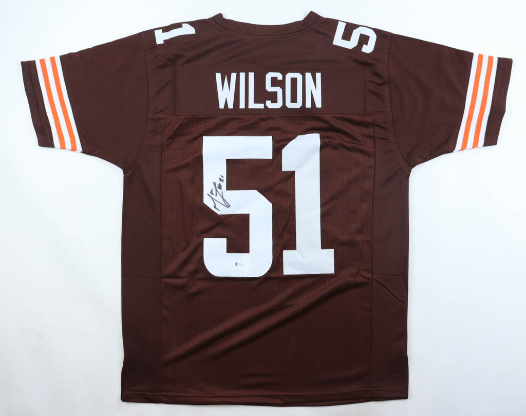 Mack Wilson Sr. Signed Jersey (Beckett)