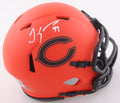 Tremaine Edmunds Signed Bears Rave Alternate Speed Mini Helmet