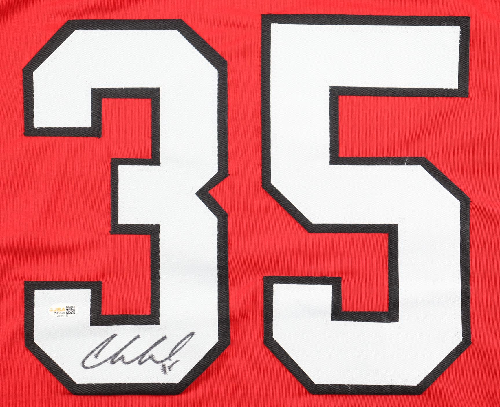 Cory Schneider Signed Jersey (JSA)