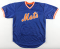Dwight "Doc" Gooden Signed Career Highlight Stat Jersey (JSA)