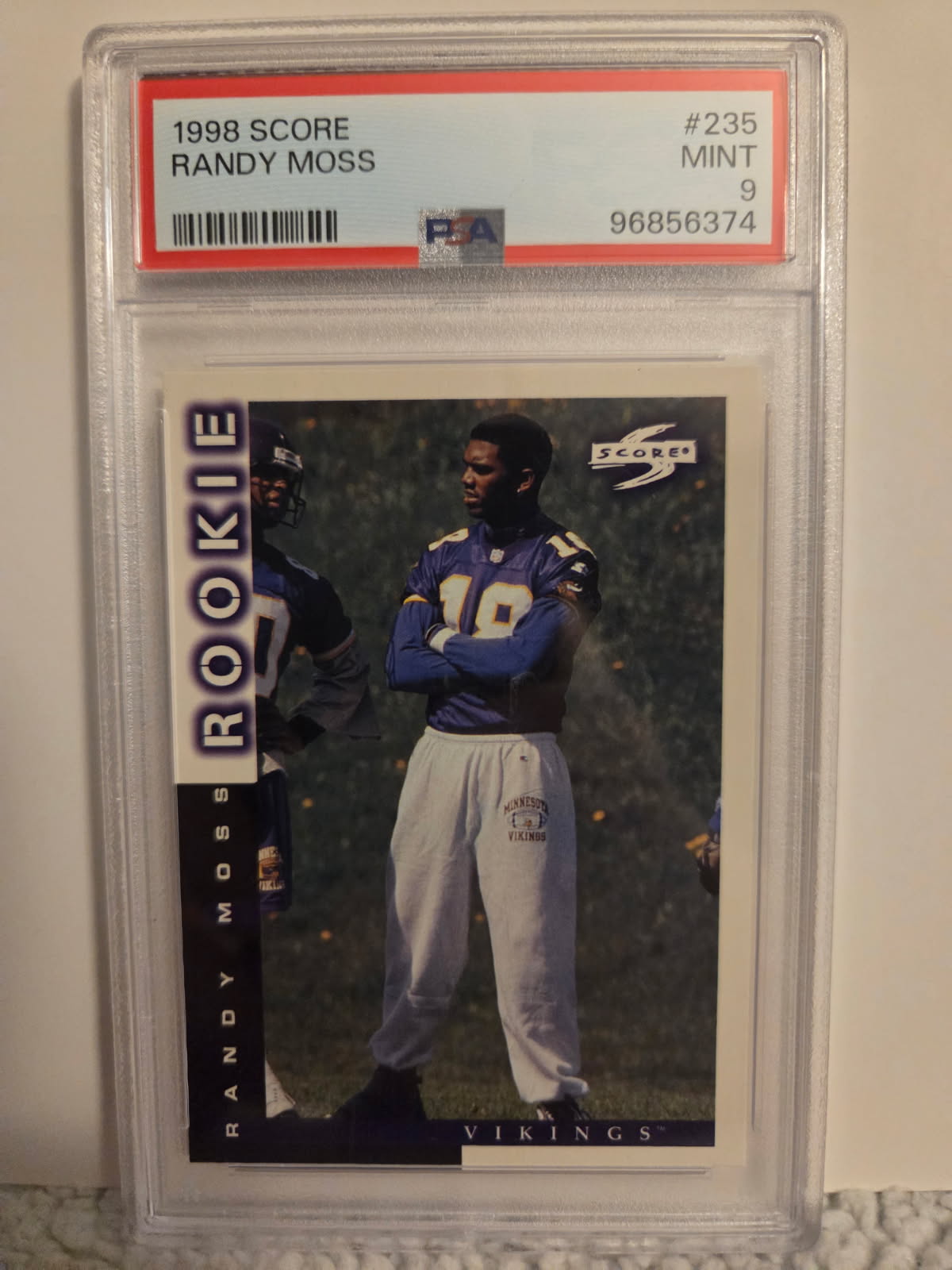 Randy Moss 1998 Score Rookie Card
