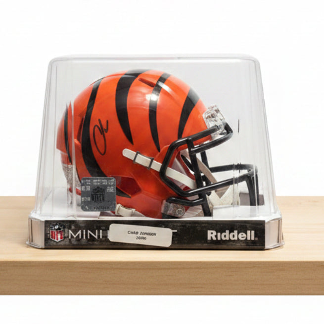 Chad "Ochocinco" Johnson Autographed Mini Helmet (Beckett)