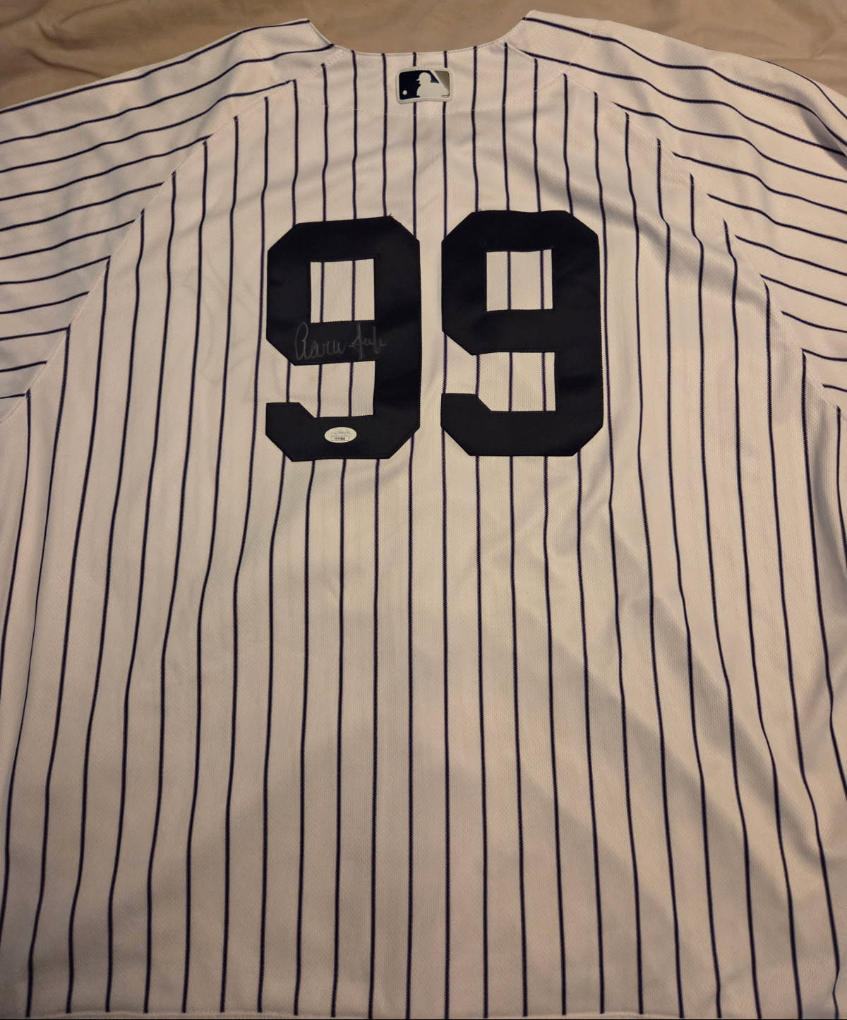 Aaron Judge Autographed Authentic New York Yankee Jersey (JSA)