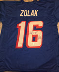 Scott Zolak Autographed Jersey (Beckett)