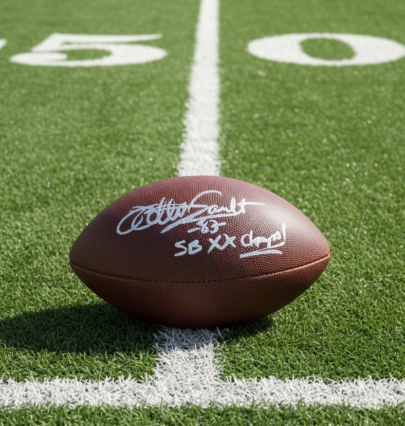 Willie Gault Autographed Full-Size Football (Schwartz)