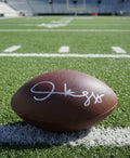 Derrick Mason Autographed Full-Size Football (Schwartz)