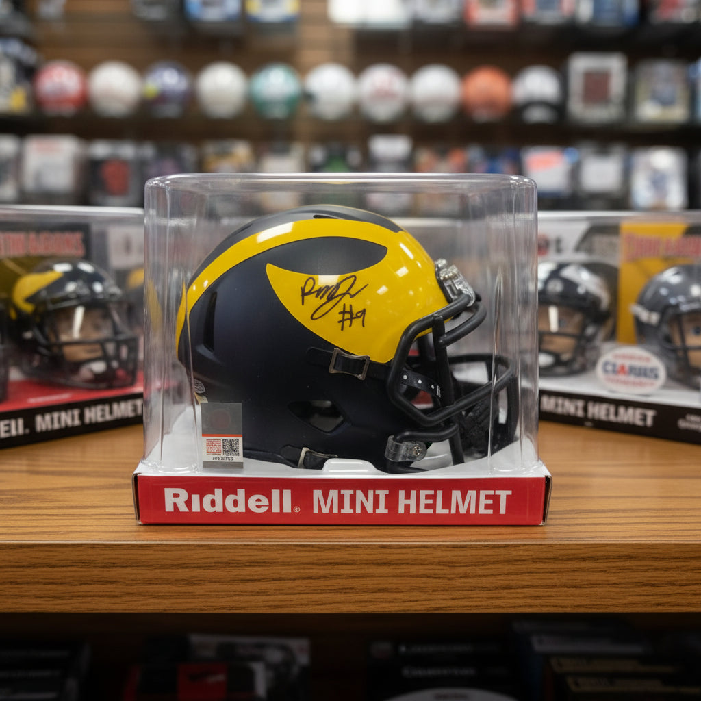 Rod Moore Autographed Mini Helmet (Schwartz)