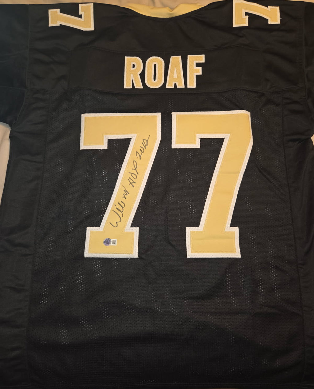 Willie Roaf Signed Jersey (Beckett)
