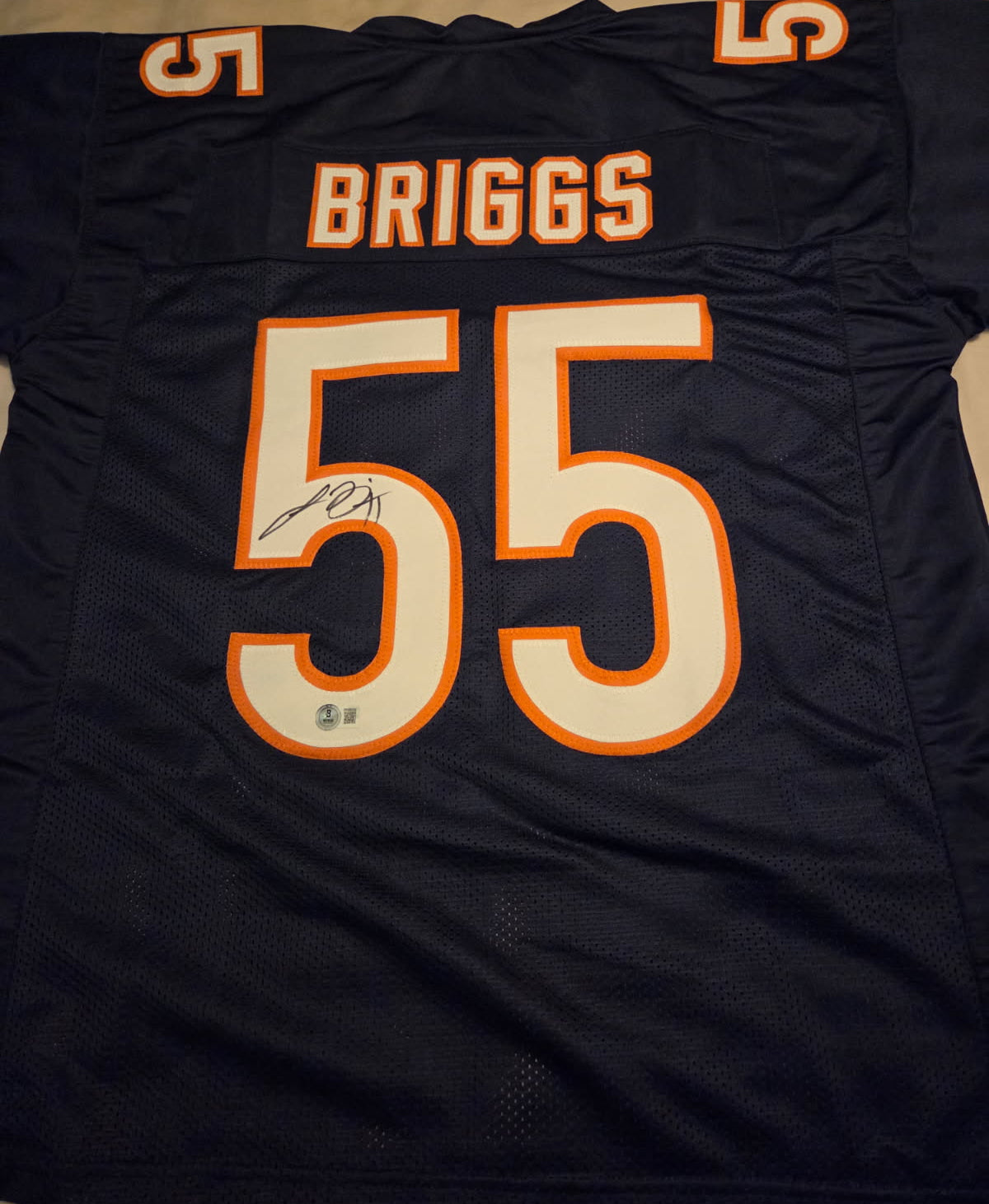 Lance Briggs Signed Jersey (Beckett Witnessed)