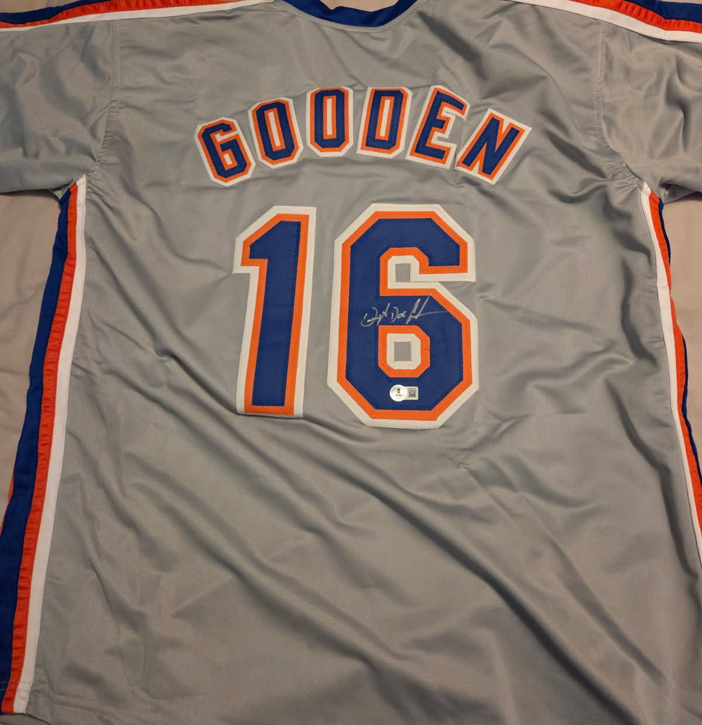 Dwight "Doc" Gooden Signed Jersey (Beckett)