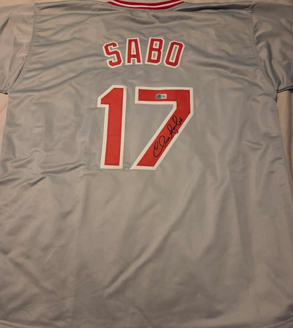 Chris Sabo Signed Jersey (Beckett Witnessed)
