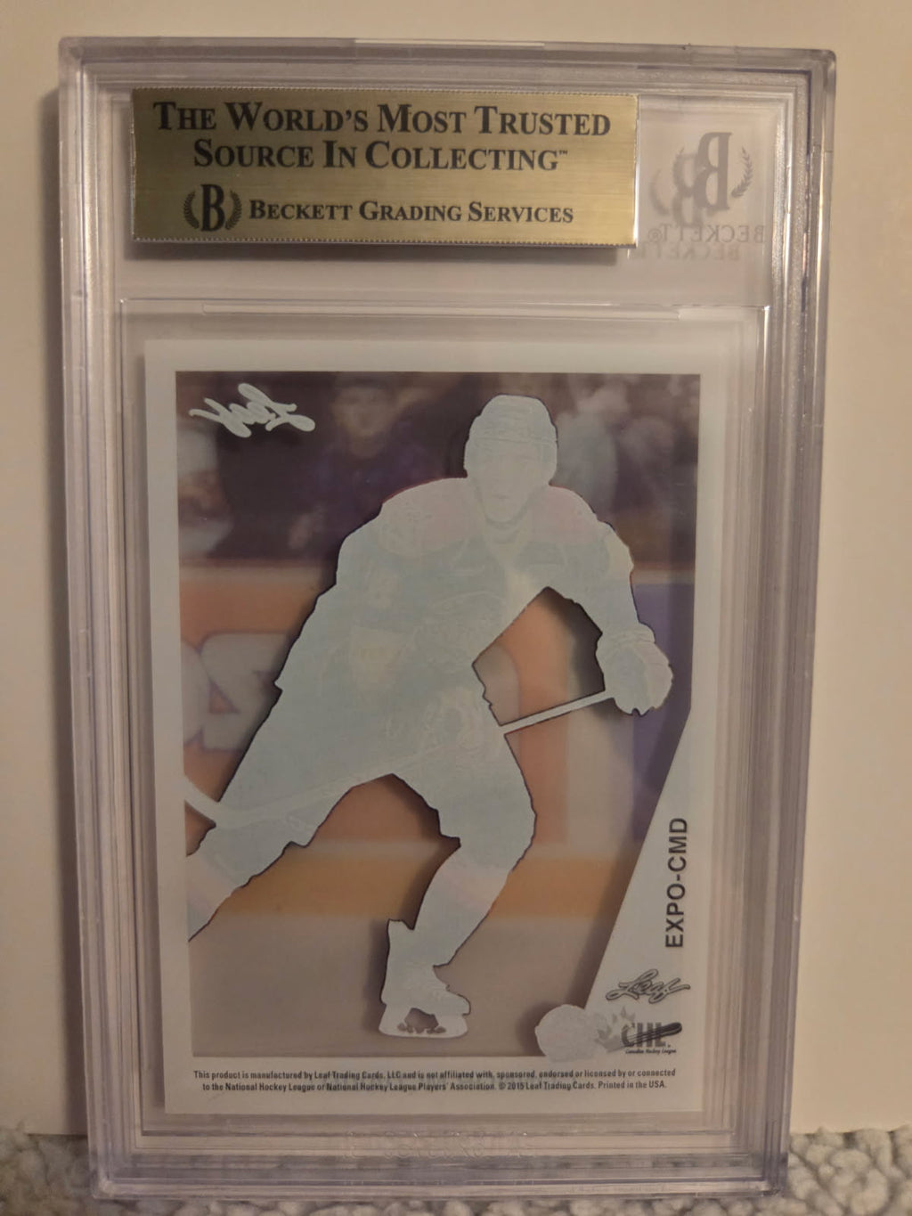 Connor McDavid 2015 Leaf National Convention '90 Leaf Acetate