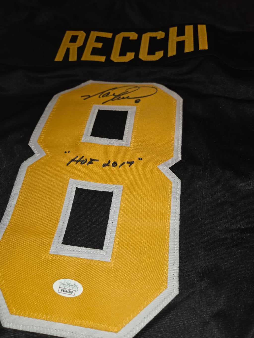 Mark Recchi Autographed Jersey (JSA)
