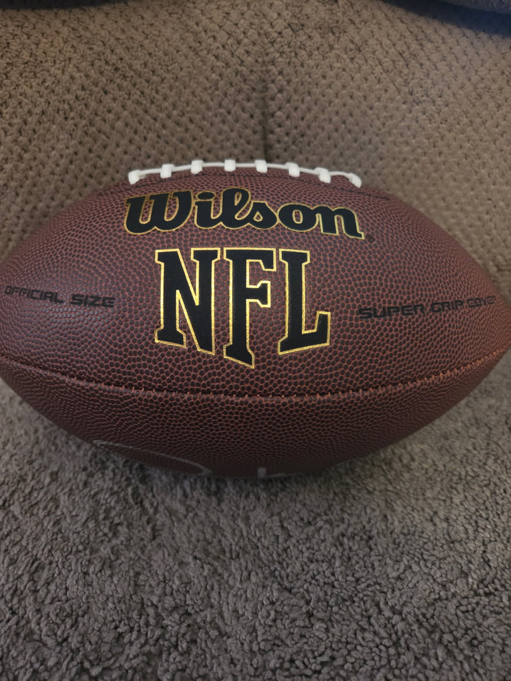 Derrick Mason Autographed Full-Size Football (Schwartz)