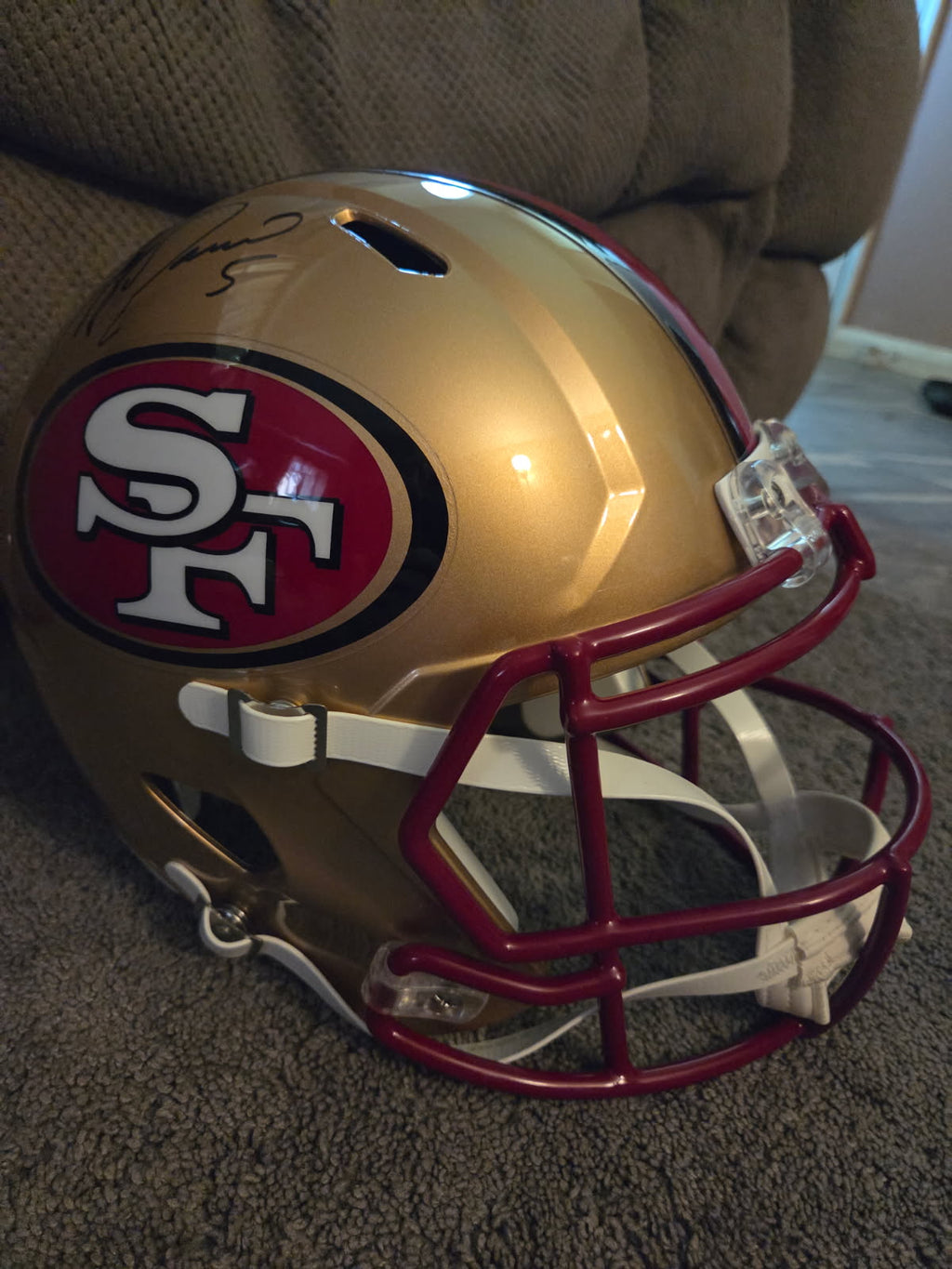 Jeff Garcia Signed Full Size Helmet (Schwartz)