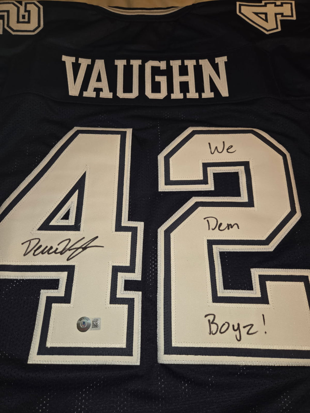 Deuce Vaughn Signed Jersey (Beckett)