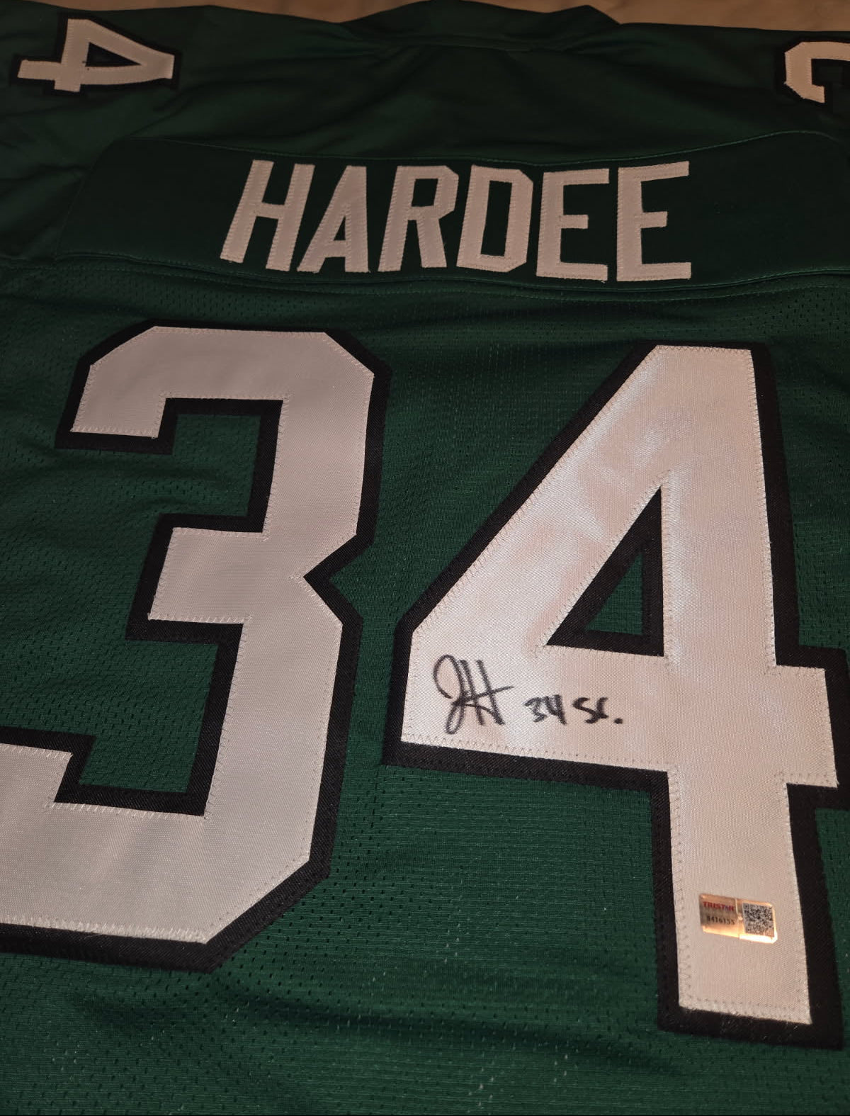 Justin Hardee Sr. Signed Jersey (TriStar)