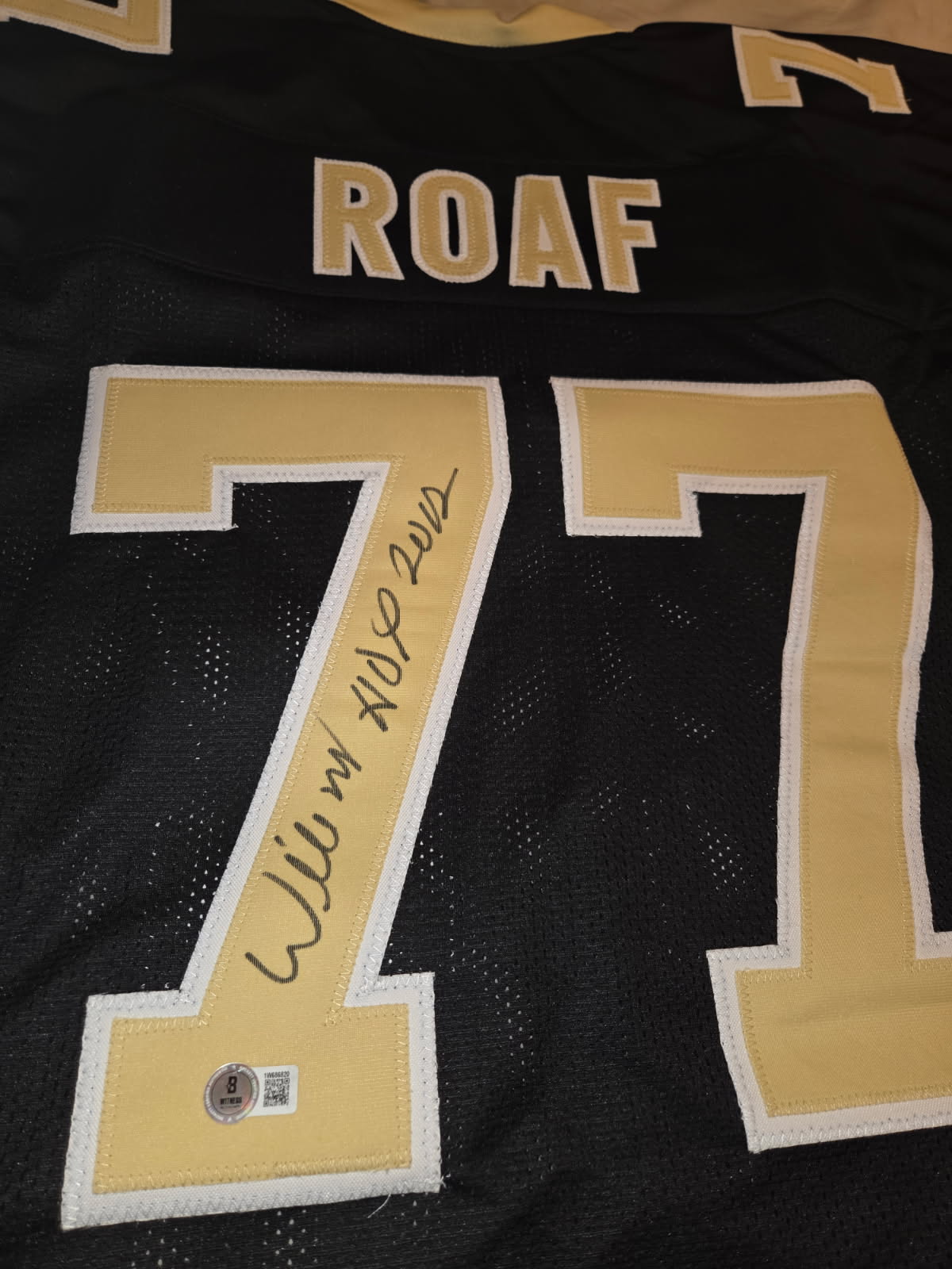 Willie Roaf Signed Jersey (Beckett)