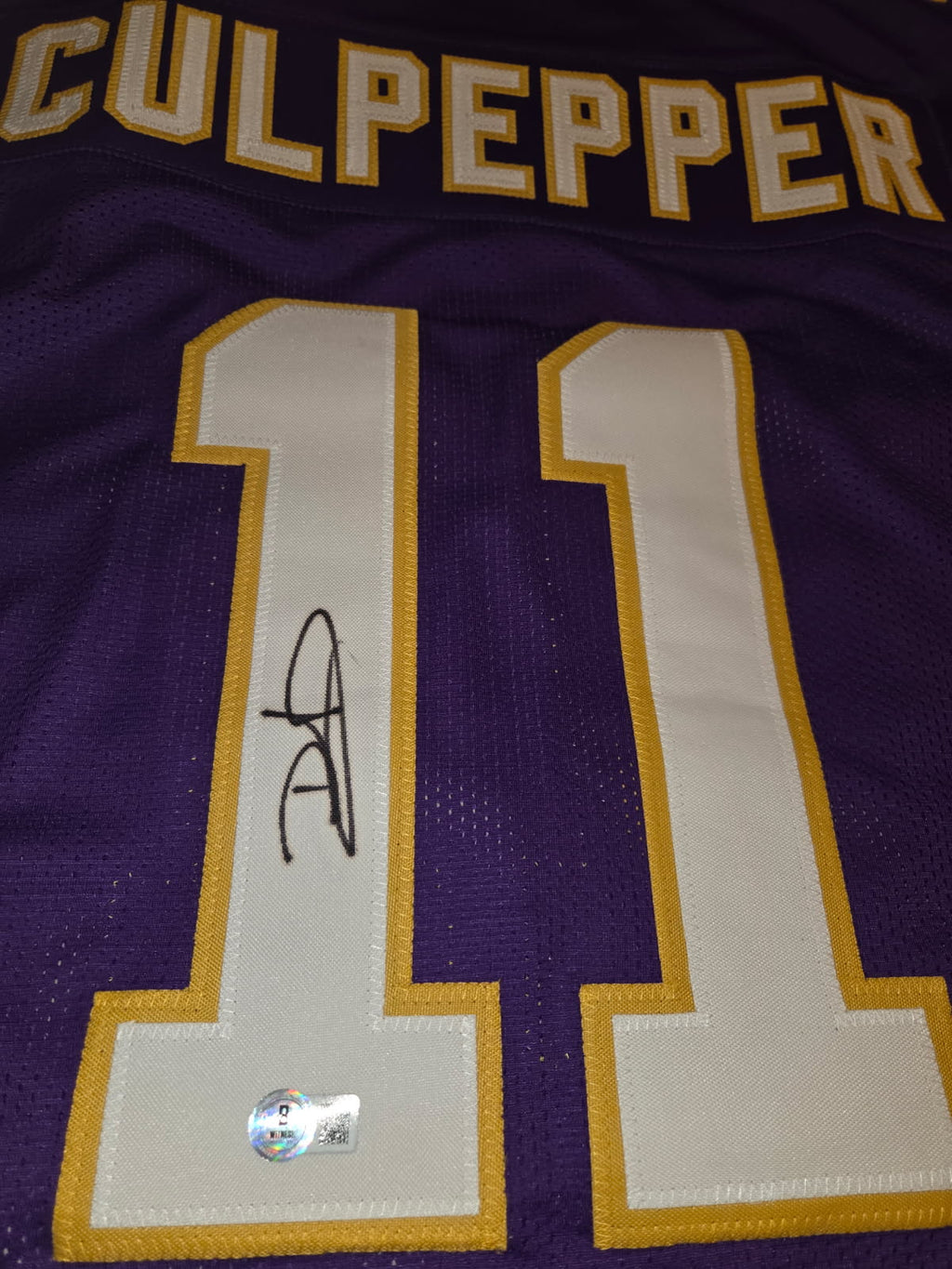 Daunte Culpepper Signed Jersey (Beckett)