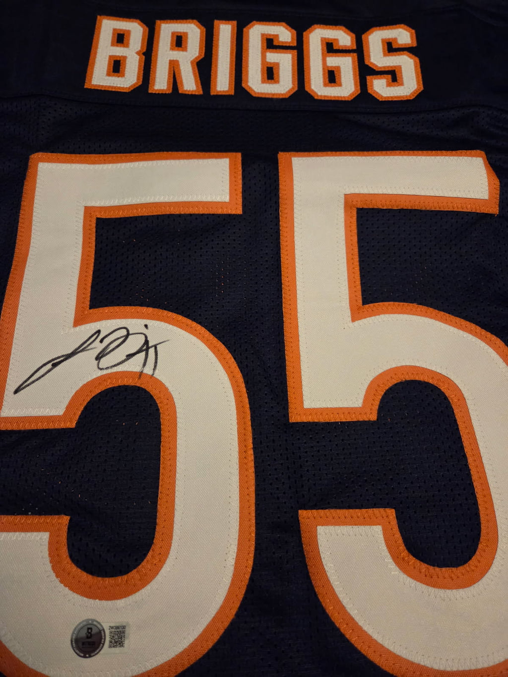 Lance Briggs Signed Jersey (Beckett Witnessed)