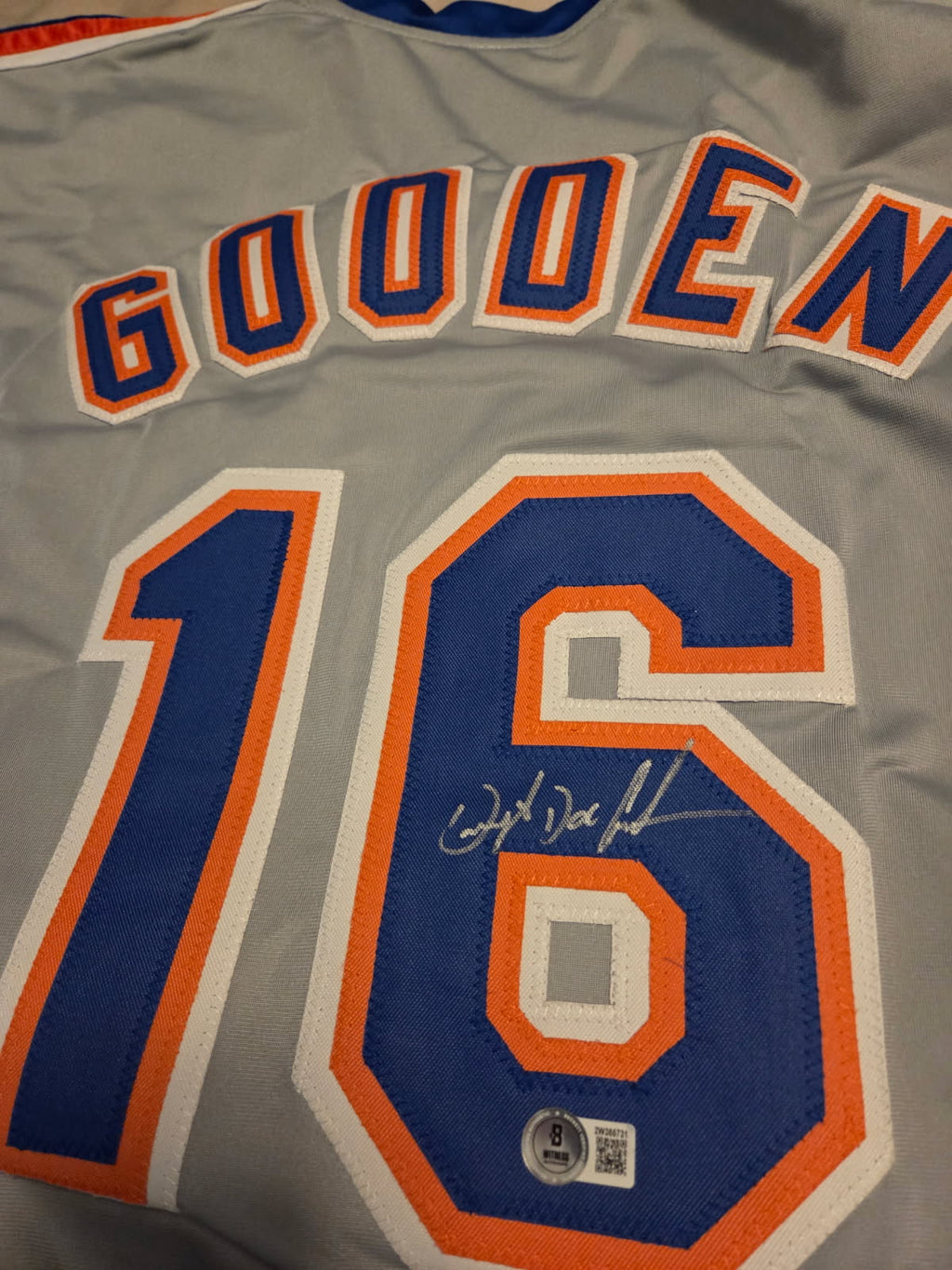 Dwight "Doc" Gooden Signed Jersey (Beckett)