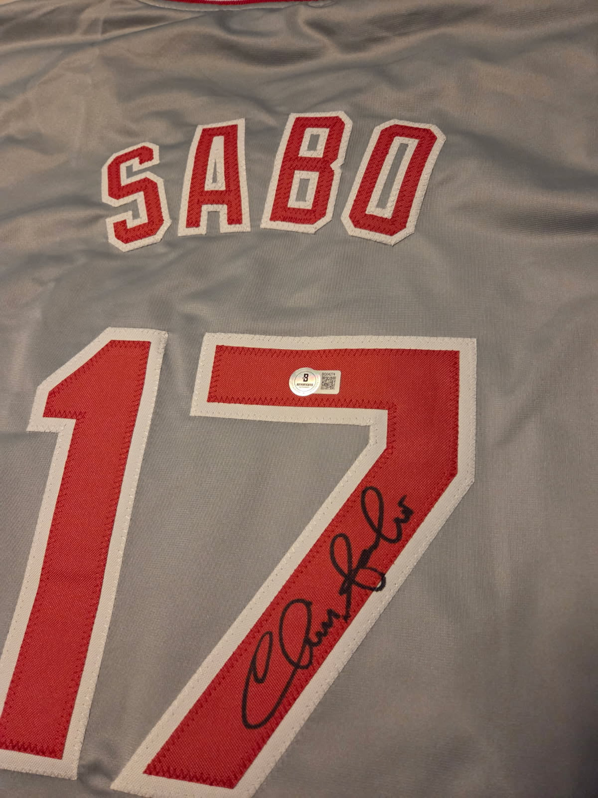 Chris Sabo Signed Jersey (Beckett Witnessed)