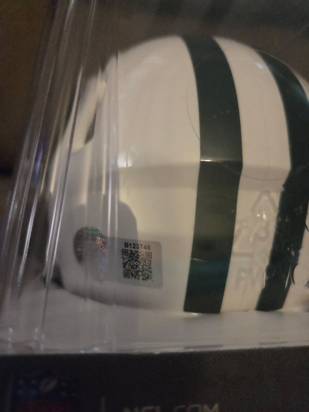 Vinny Testaverde Speed Mini Helmet New York Jets (Schwartz)