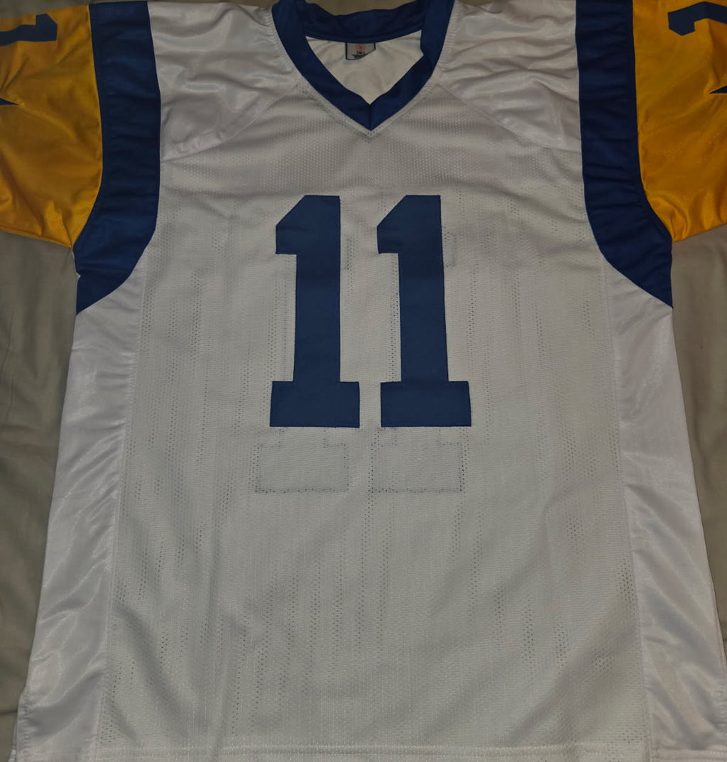 Jim Everett Signed rams Jersey beckett witnessed