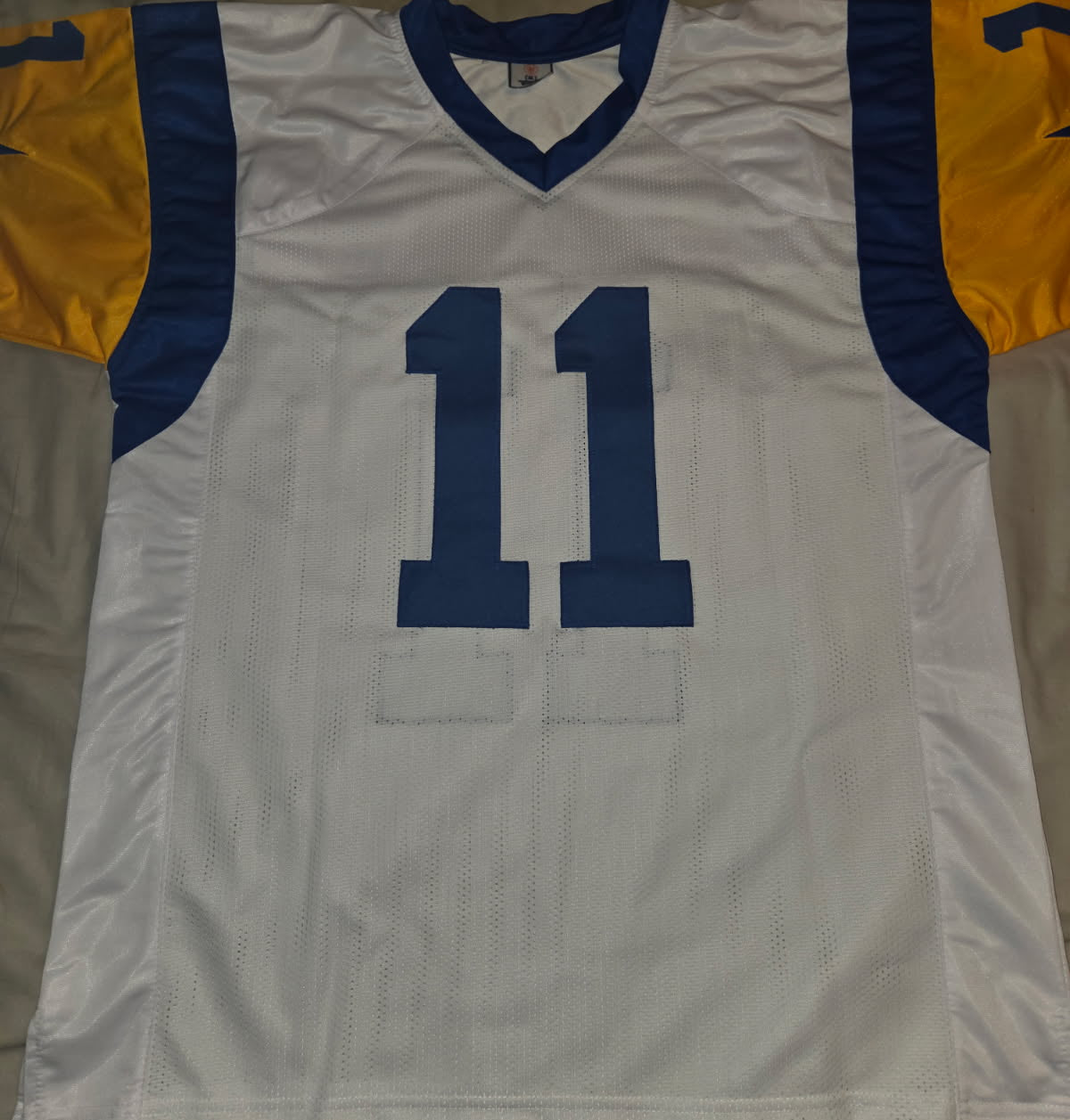 Jim Everett Signed rams Jersey beckett witnessed