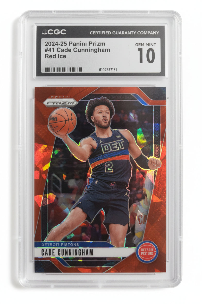 Cade Cunningham 2024-25 Panini Prizm Red Ice