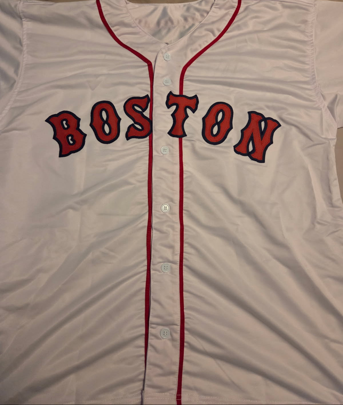 Tony Armas Signed Jersey (Beckett Witnessed)