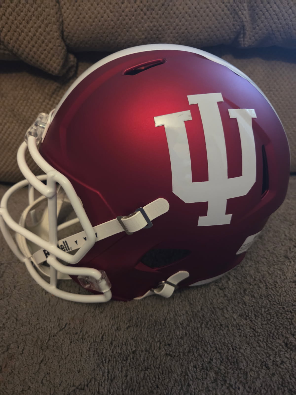Kaelon Black Signed Indiana Hoosiers Full-Size Speed Helmet (Schwartz)