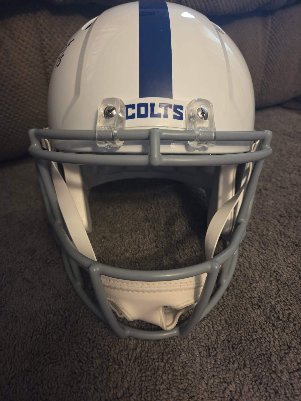 Lenny Moore Signed Colts Full-Size Speed Helmet (Schwartz)