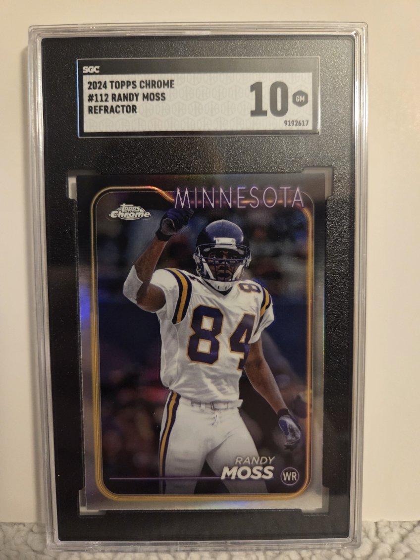 Randy Moss 2024 Topps Chrome Refractor