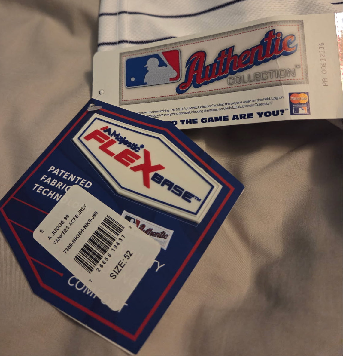 Aaron Judge Autographed Authentic New York Yankee Jersey (JSA)