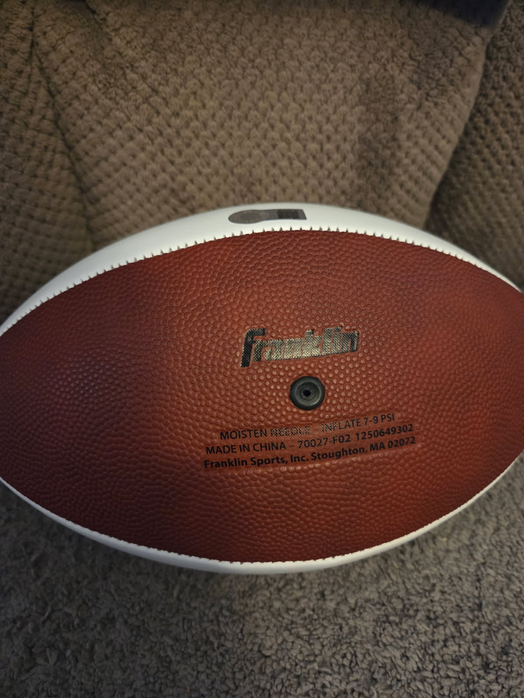 Doug Plank Customized Chicago Bears Full-Size Football (Schwartz)