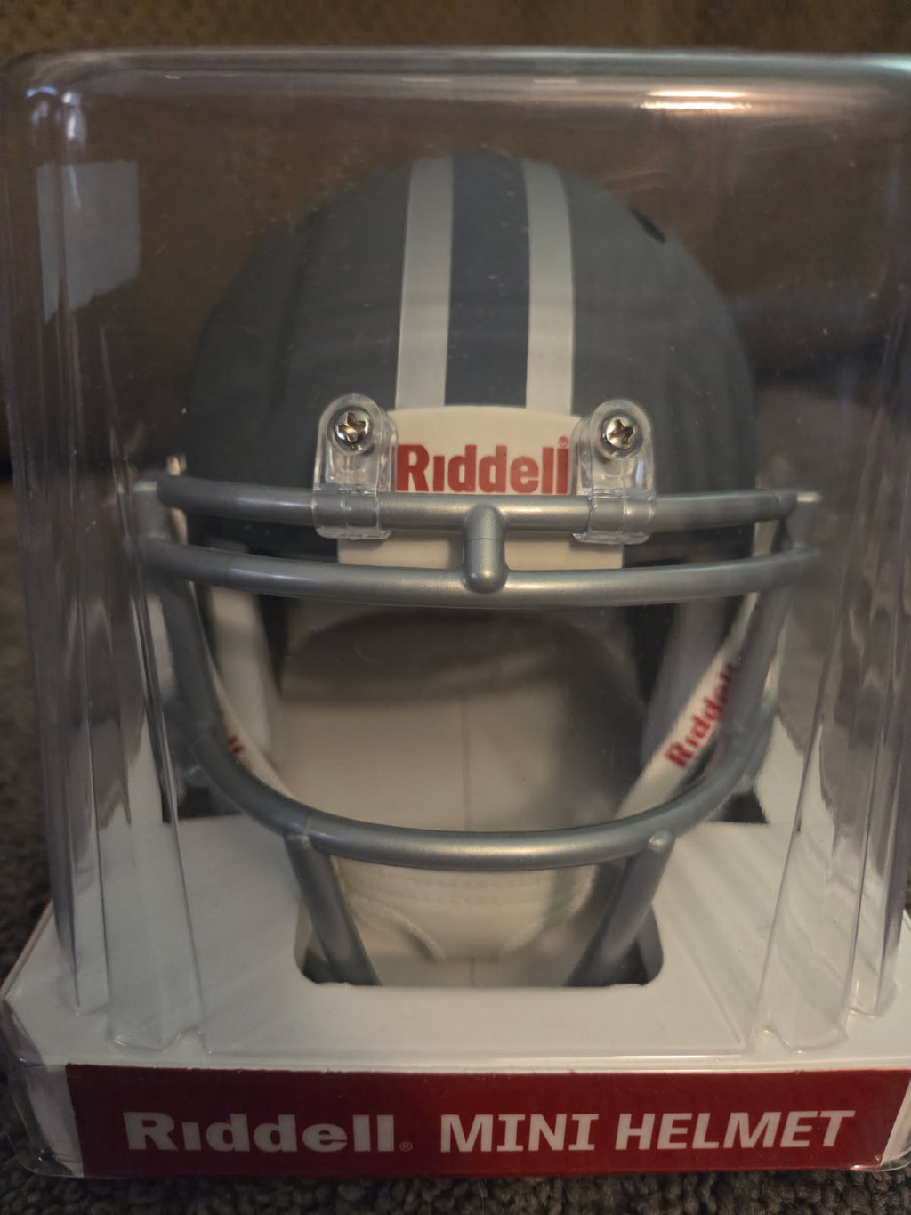 Vinny Testaverde Signed Miami Hurricanes Slate Speed Mini Helmet (Schwartz)