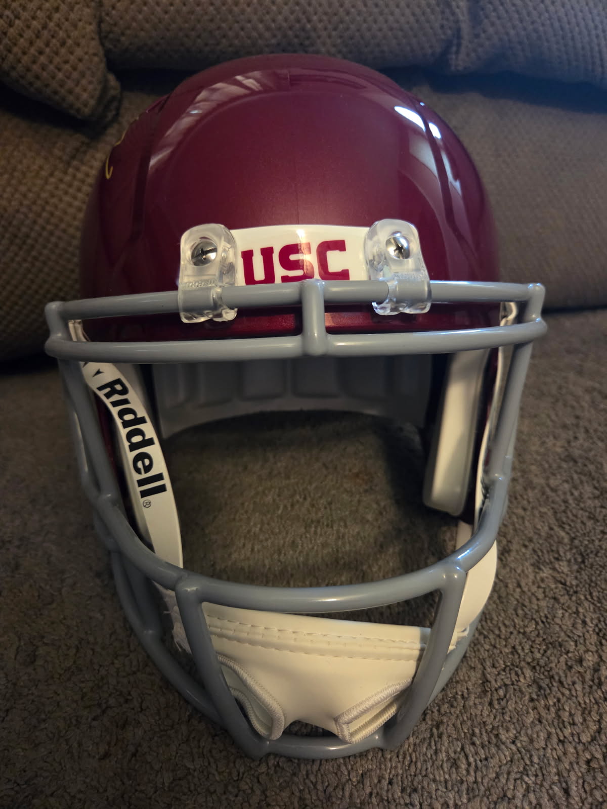 Anthony Munoz Signed USC Trojans Full-Size Speed Helmet (Schwartz)