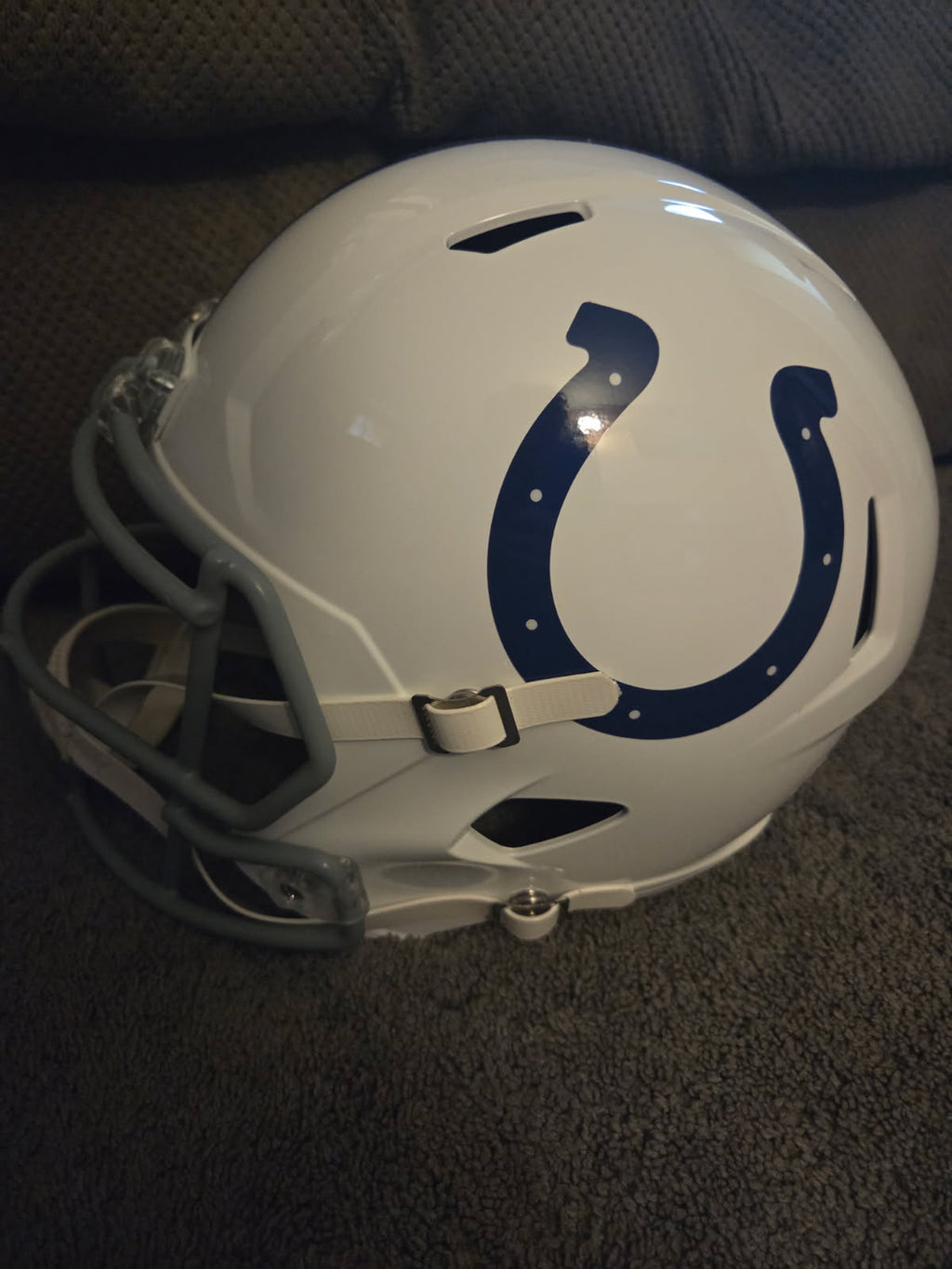 Lenny Moore Signed Colts Full-Size Speed Helmet (Schwartz)
