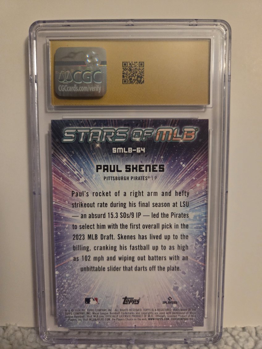 Paul Skenes 2024 Topps Update Stars of MLB