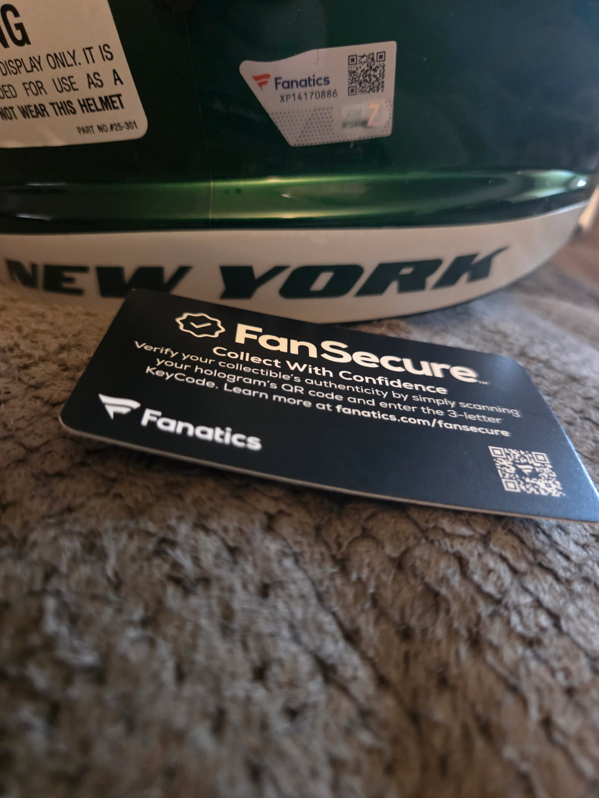 Ahmad "Sauce" Gardner Signed Jets Full-Size Speed Helmet (Fanatics)