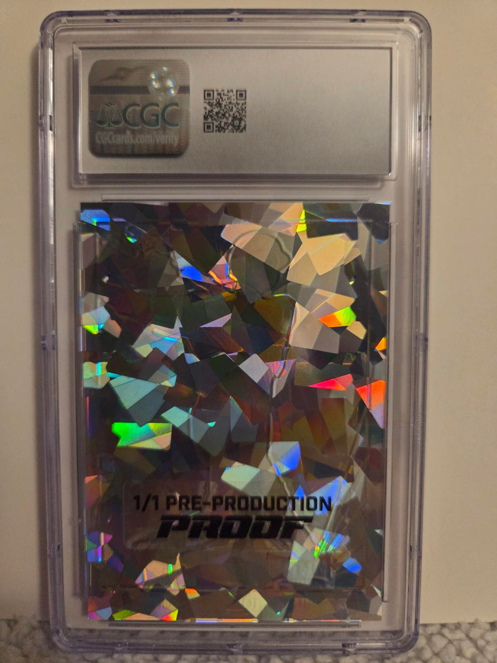 Julio Rodriguez 2020 Leaf Metal Rookie Blue Crystal Pre-Production Proof 1/1