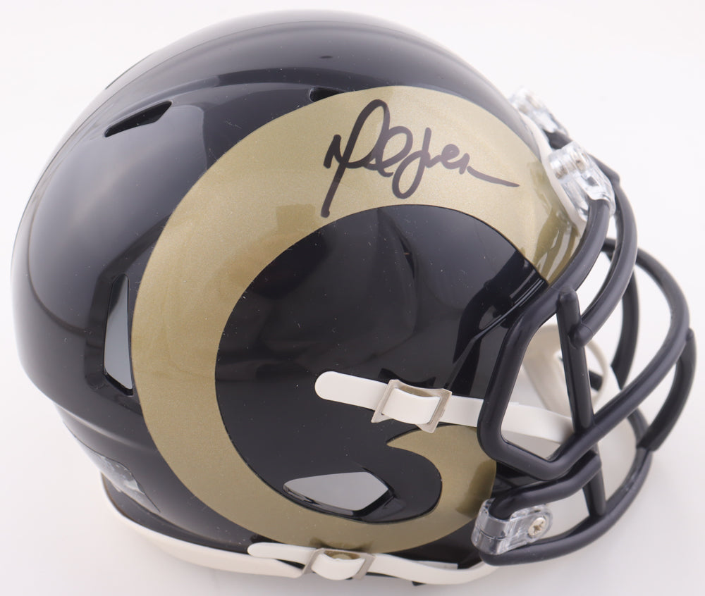 Marshall Faulk Signed Mini Helmet (JSA)