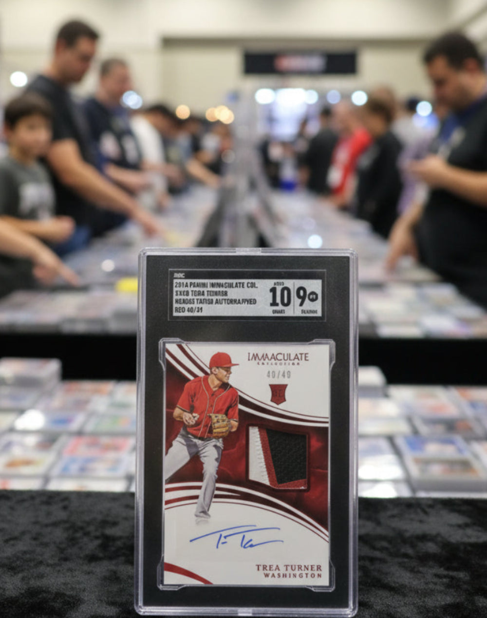 Trea Turner 2016 Panini Rookie Patch and Autograph